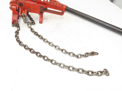 Ridgid No. 228 Soil Pipe Assembly Tool Chain Clamp Vise For 1-1/2" to 8" Pipe