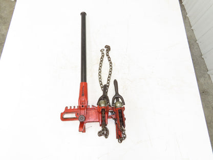 Ridgid No. 228 Soil Pipe Assembly Tool Chain Clamp Vise For 1-1/2" to 8" Pipe