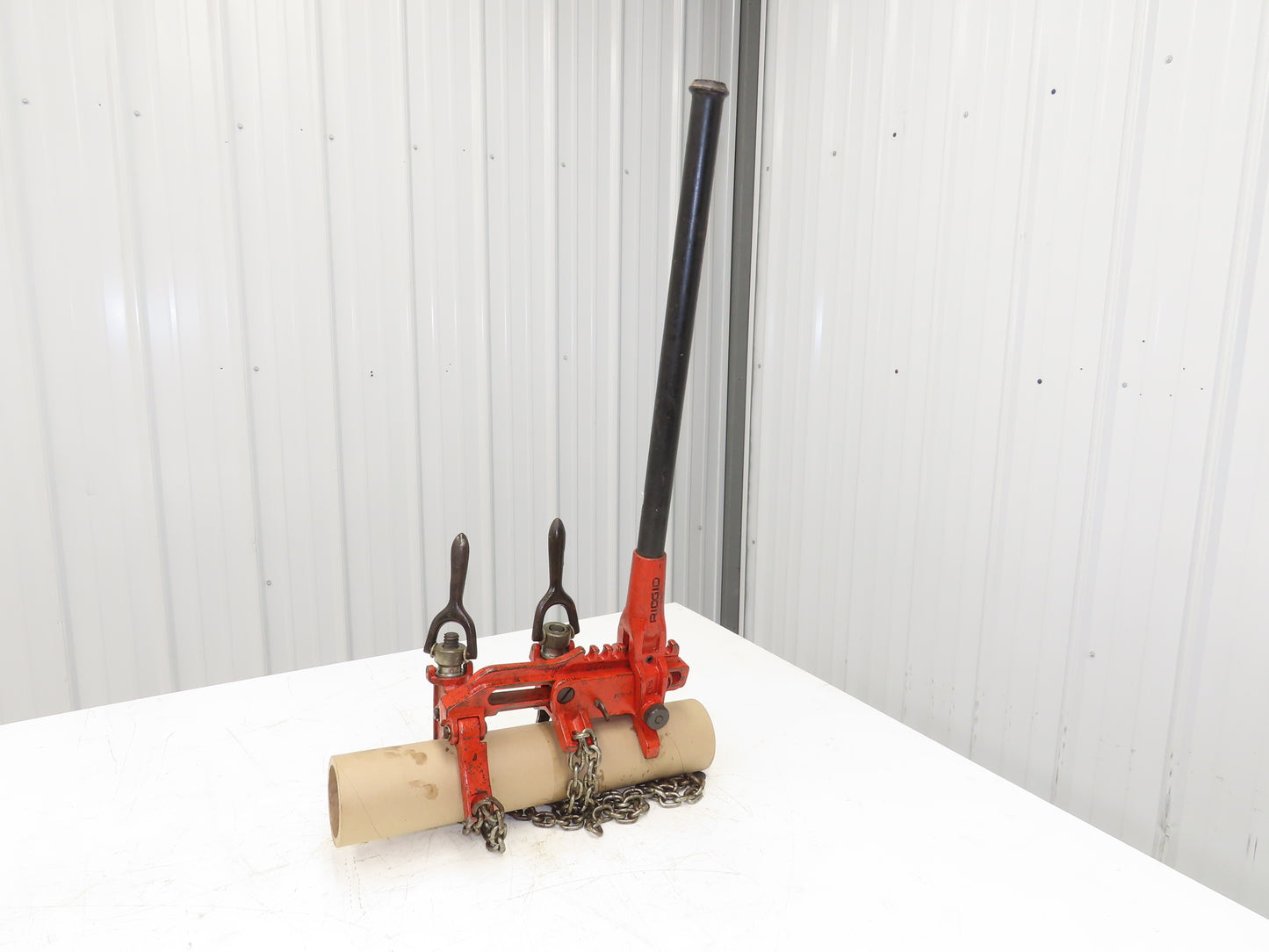 Ridgid No. 228 Soil Pipe Assembly Tool Chain Clamp Vise For 1-1/2" to 8" Pipe