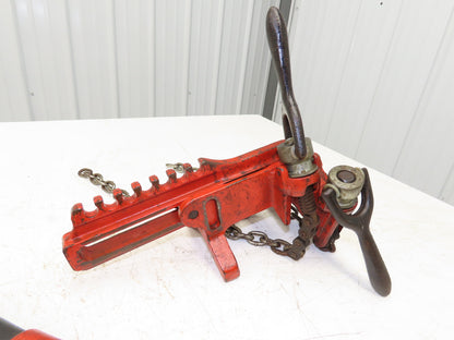 Ridgid No. 228 Soil Pipe Assembly Tool Chain Clamp Vise For 1-1/2" to 8" Pipe