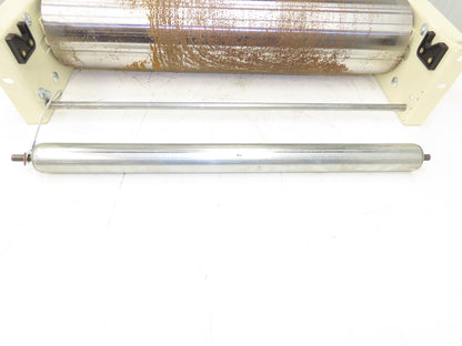 Hytrol 30" Tail Pulley Assembly for Belt-Over Roller Conveyor Beige 27"BF