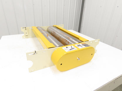 Hytrol 30" Double Tail Pulley Belt Conveyor Nose-Over Chain Drive Beige 27"BF