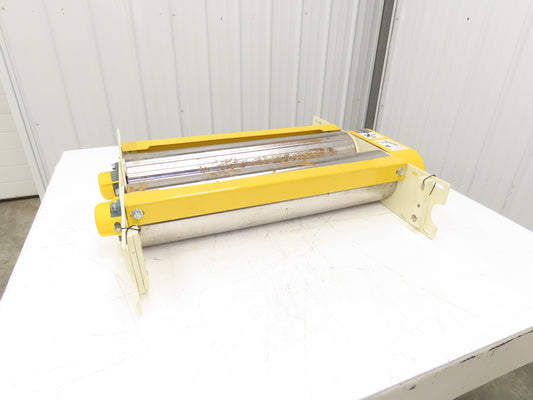 Hytrol 30" Double Tail Pulley Belt Conveyor Nose-Over Chain Drive Beige 27"BF