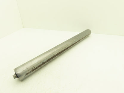 Hytrol 2.5"x 26" Snub Idler Gravity Conveyor Roller 11/16" Hex Axle