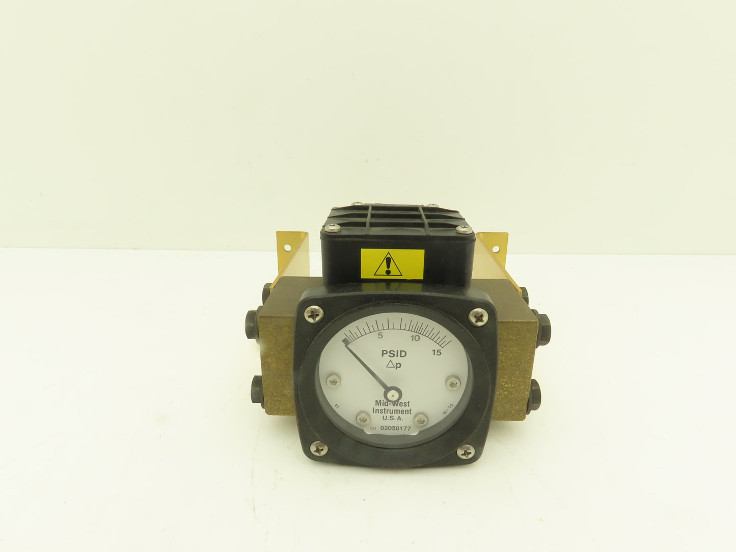 Midwest Instrument 141BA-00-W Diaphragm Type Differential Pressure Gauge Brass