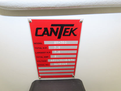 Cantek SR-750 Pneumatic Overarm Pin Router 29.5" Throat 7.5Hp 460V Motor