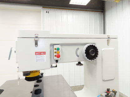 Cantek SR-750 Pneumatic Overarm Pin Router 29.5" Throat 7.5Hp 460V Motor