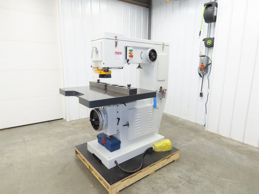 Cantek SR-750 Pneumatic Overarm Pin Router 29.5" Throat 7.5Hp 460V Motor