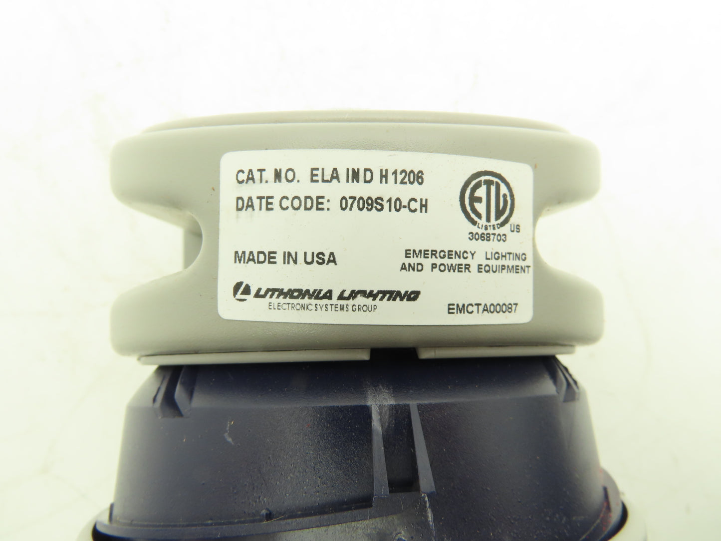 Lithonia Lighting ELA IND H1206 Remote Halogen Emergency Light Head 6V