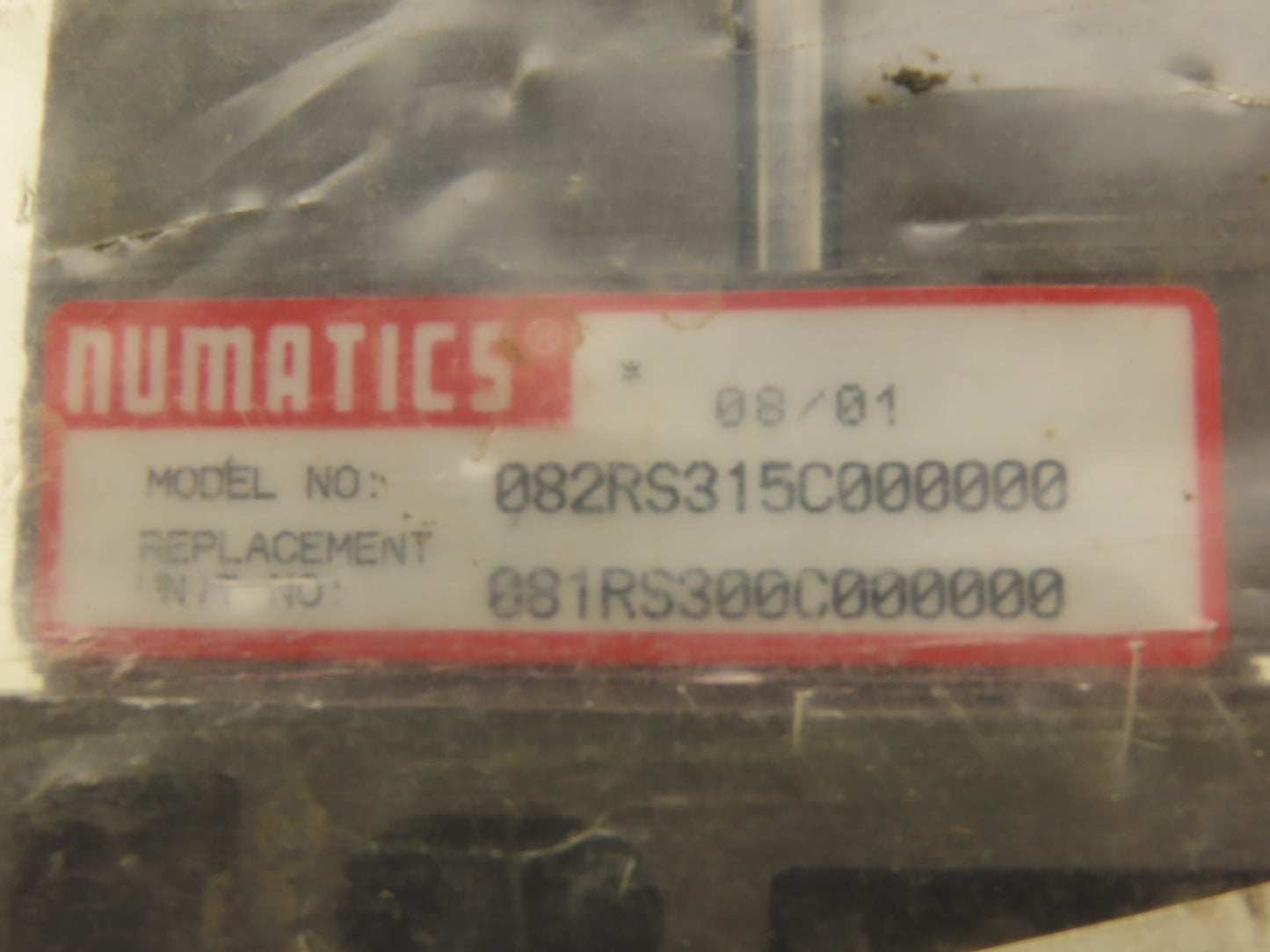 Numatics 082RS315C000000 Pneumatic Air Regulator Valve w/Manifold Base