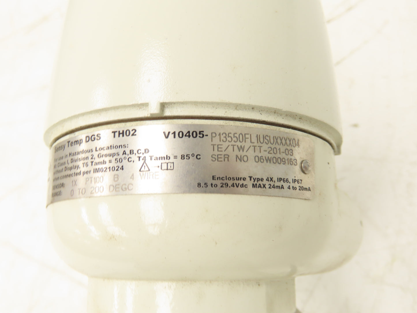 ABB V10405-P13550FL1USUXXXX04 TE/TW/TT Temp Sensor 2"Flanged 14.5"Probe 0-200°C