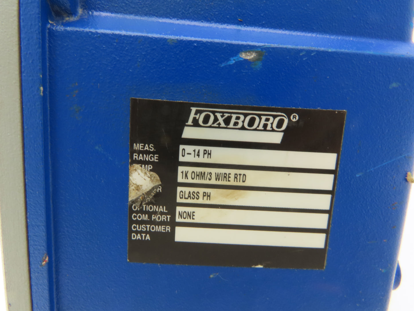 Foxboro 875PH-A2F-A Electrochemical Contacting Conductivity Analyzer 120VAC