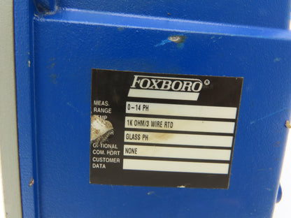 Foxboro 875PH-A2F-A Electrochemical Contacting Conductivity Analyzer 120VAC