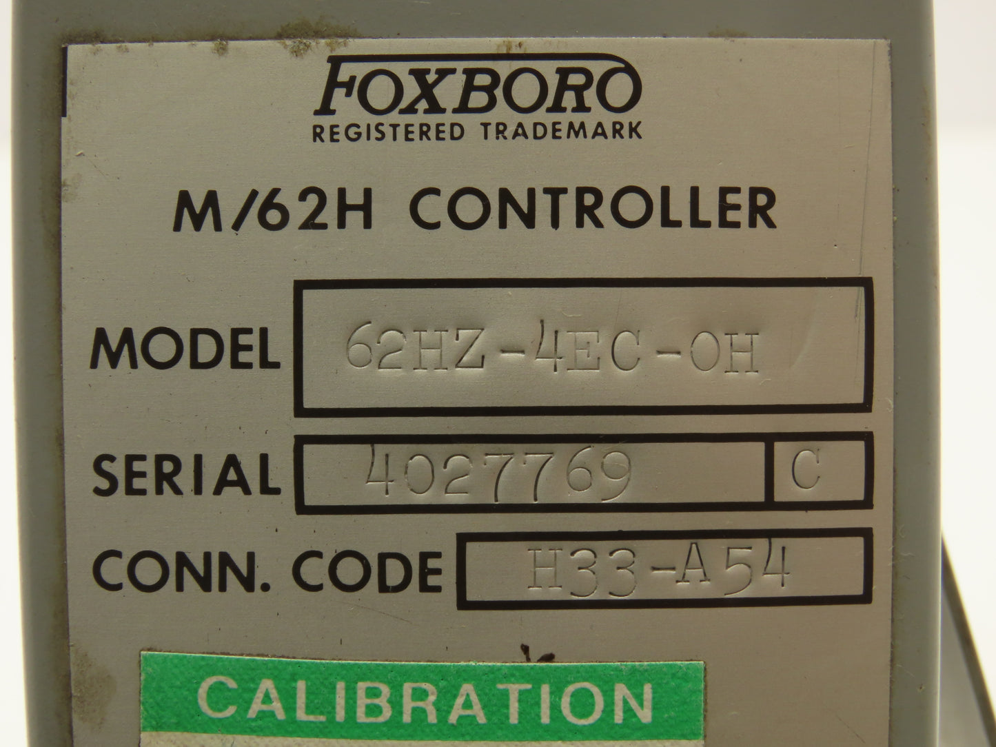 Foxboro 62HZ-4EC-OH M/62H Controller 120VAC 50/60Hz 10-50mA Output