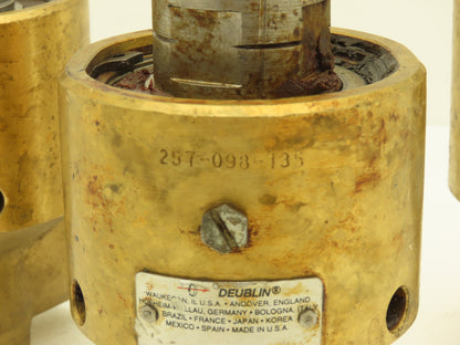 Deublin 257-098-135290 Rotary Rotating Union 1"UNS RH Rotor x 1/2"NPT Duoflow