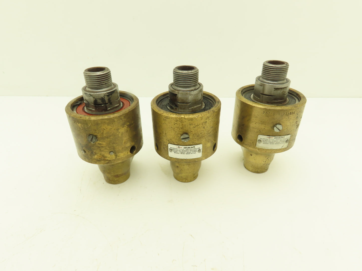 Deublin 257-098-135290 Rotary Union 1"UNS RH Rotor x 1/2"NPT  Lot of 3  *READ*