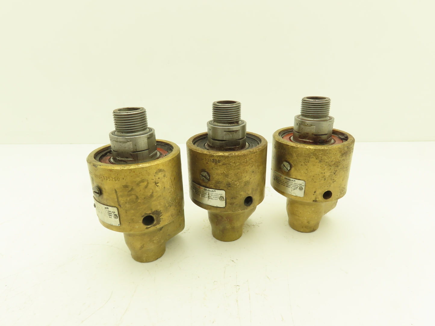 Deublin 257-098-135290 Rotary Union 1"UNS RH x 1/2"NPT  Lot of 3  *Bad Bearings*