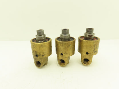 Deublin 257-098-135290 Rotary Union 1"UNS RH x 1/2"NPT  Lot of 3  *Bad Bearings*