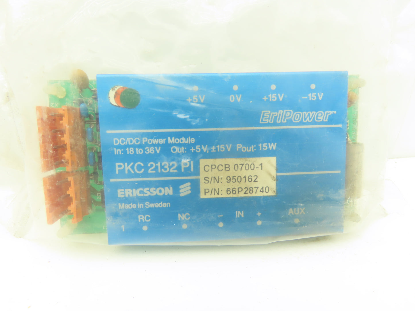 Ericsson PKC 2132 PI EriPower DC/DC Power Supply Module 18-36V Input 5V Output