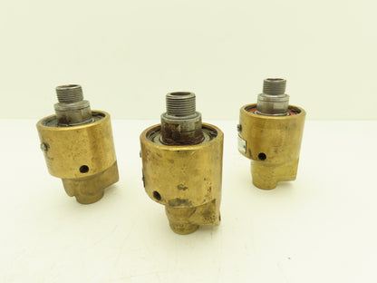 Deublin 257-098-135 Rotary Union 1"UNS RH x 1/2"NPT  Lot of 3  *Bad Bearings*