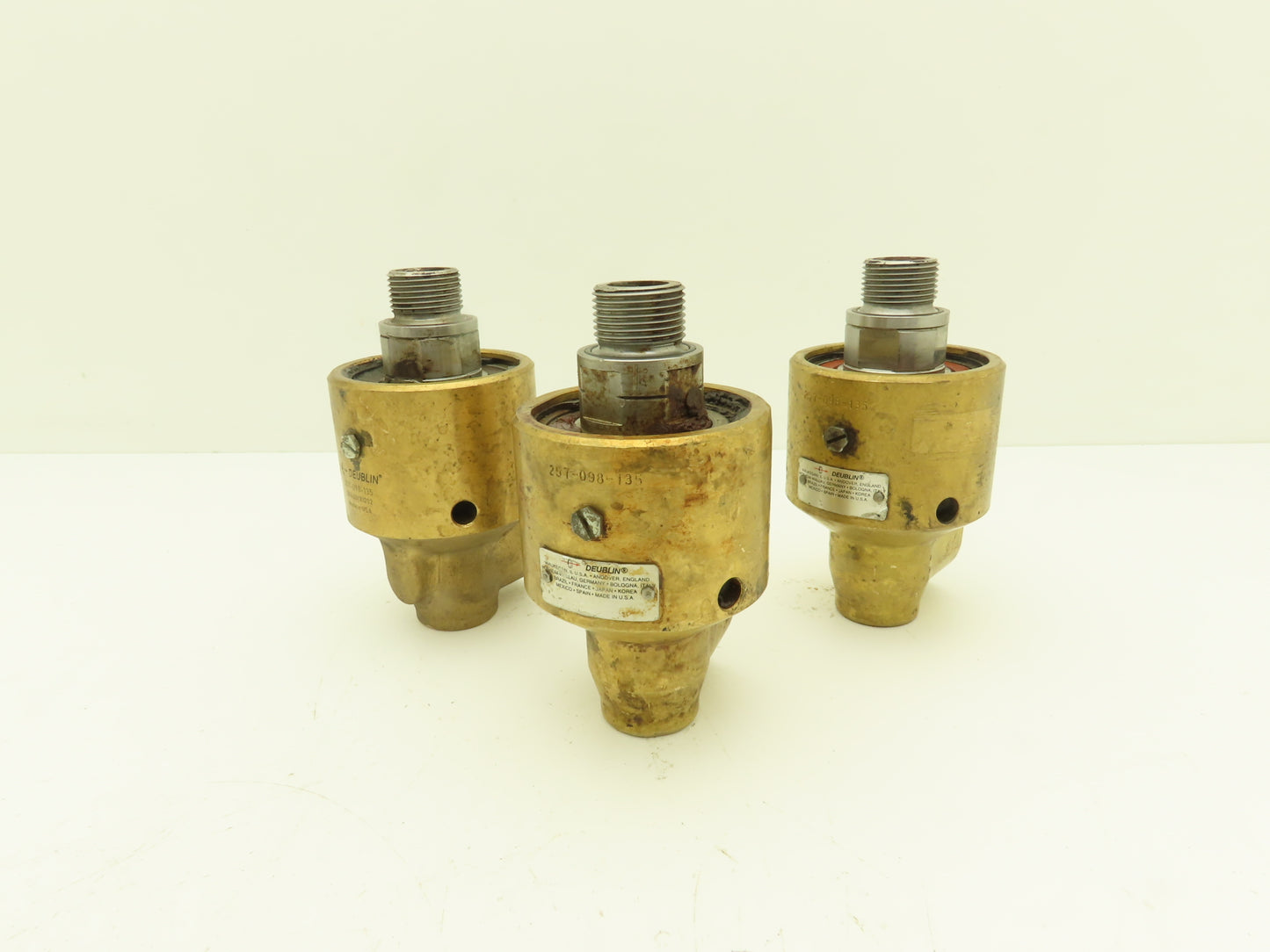 Deublin 257-098-135 Rotary Union 1"UNS RH x 1/2"NPT  Lot of 3  *Bad Bearings*