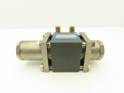 Coax VMK 20 NC Pneumatic Coaxial Valve 2/2-Way Normally Closed 3/4"NPT Steel