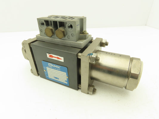 Coax VMK 32 NC Pneumatic Coaxial Valve 2/2-Way Normally Closed 1.5"NPT Steel