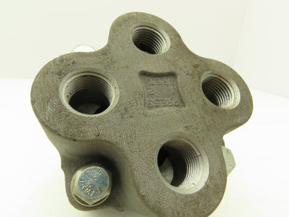 Barksdale 9083S0A03 Manual Directional Valve 3-Pos 500psi 1/2"npt Low Pressure