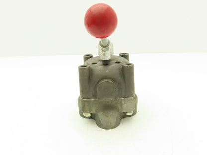 Barksdale 9083S0A03 Manual Directional Valve 3-Pos 500psi 1/2"npt Low Pressure