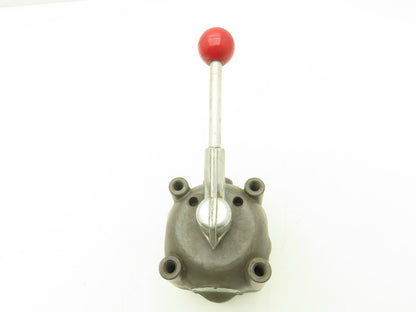 Barksdale 9083S0A03 Manual Directional Valve 3-Pos 500psi 1/2"npt Low Pressure