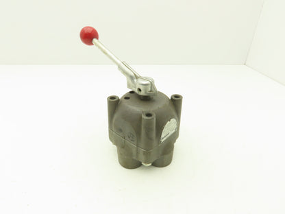 Barksdale 9083S0A03 Manual Directional Valve 3-Pos 500psi 1/2"npt Low Pressure