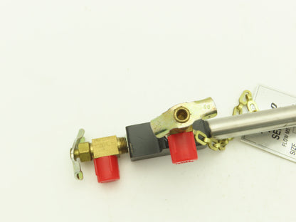 Taco Sentinel 7031-5  8" Tube Flow Meter Station 3/4"x1/2"NPT 16.5"OAL