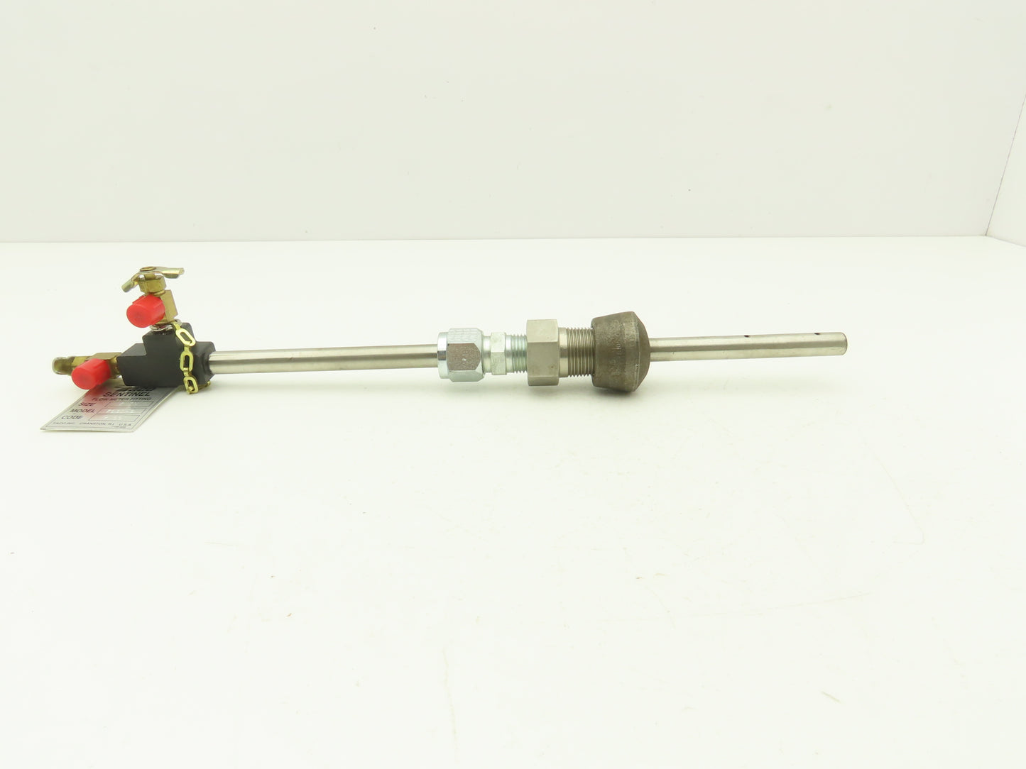 Taco Sentinel 7031-5  8" Tube Flow Meter Station 3/4"x1/2"NPT 16.5"OAL
