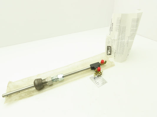 Taco Sentinel 7031-5  8" Tube Flow Meter Station 3/4"x1/2"NPT 16.5"OAL