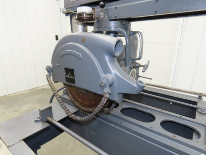 Delta Rockwell Vintage Radial Arm Saw 12" Blade 5Hp Motor 20" Rip 230/460V 3Ph