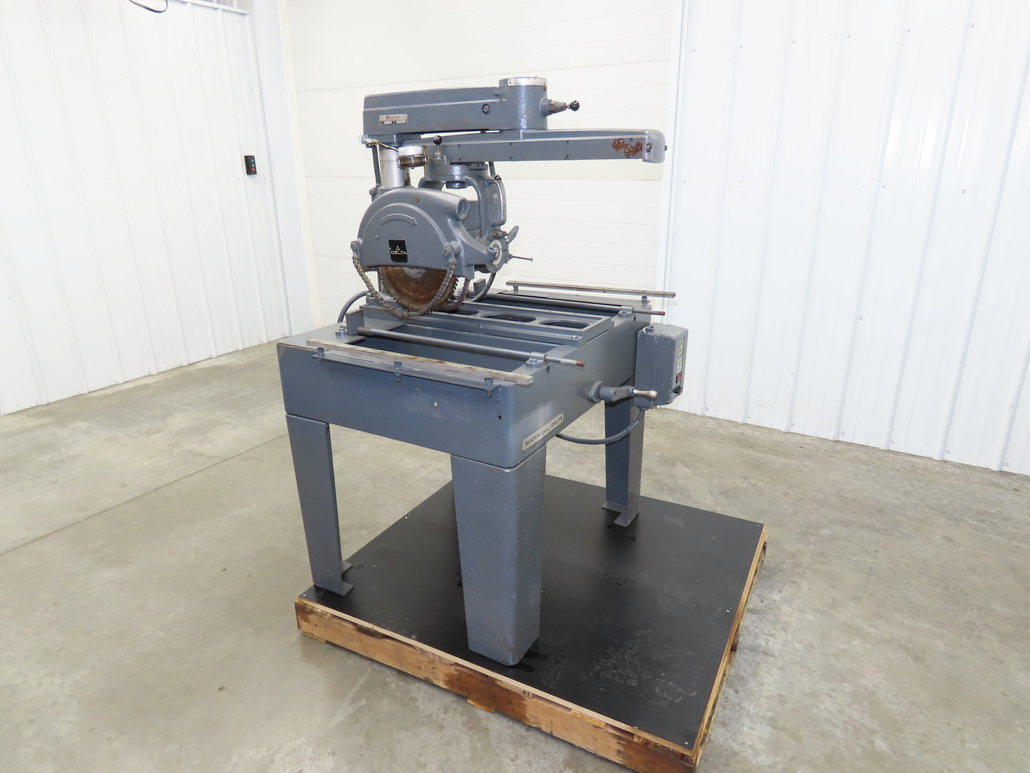 Delta Rockwell Vintage Radial Arm Saw 12" Blade 5Hp Motor 20" Rip 230/460V 3Ph