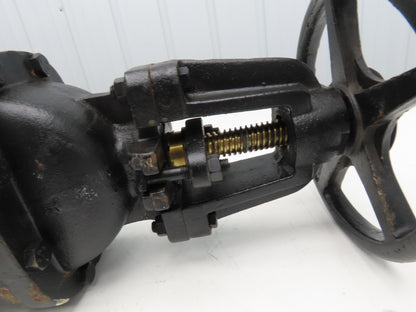 Milvaco 2885M Cast Iron IBBM Flanged Gate Valve 4" Class 125S 200 WOG