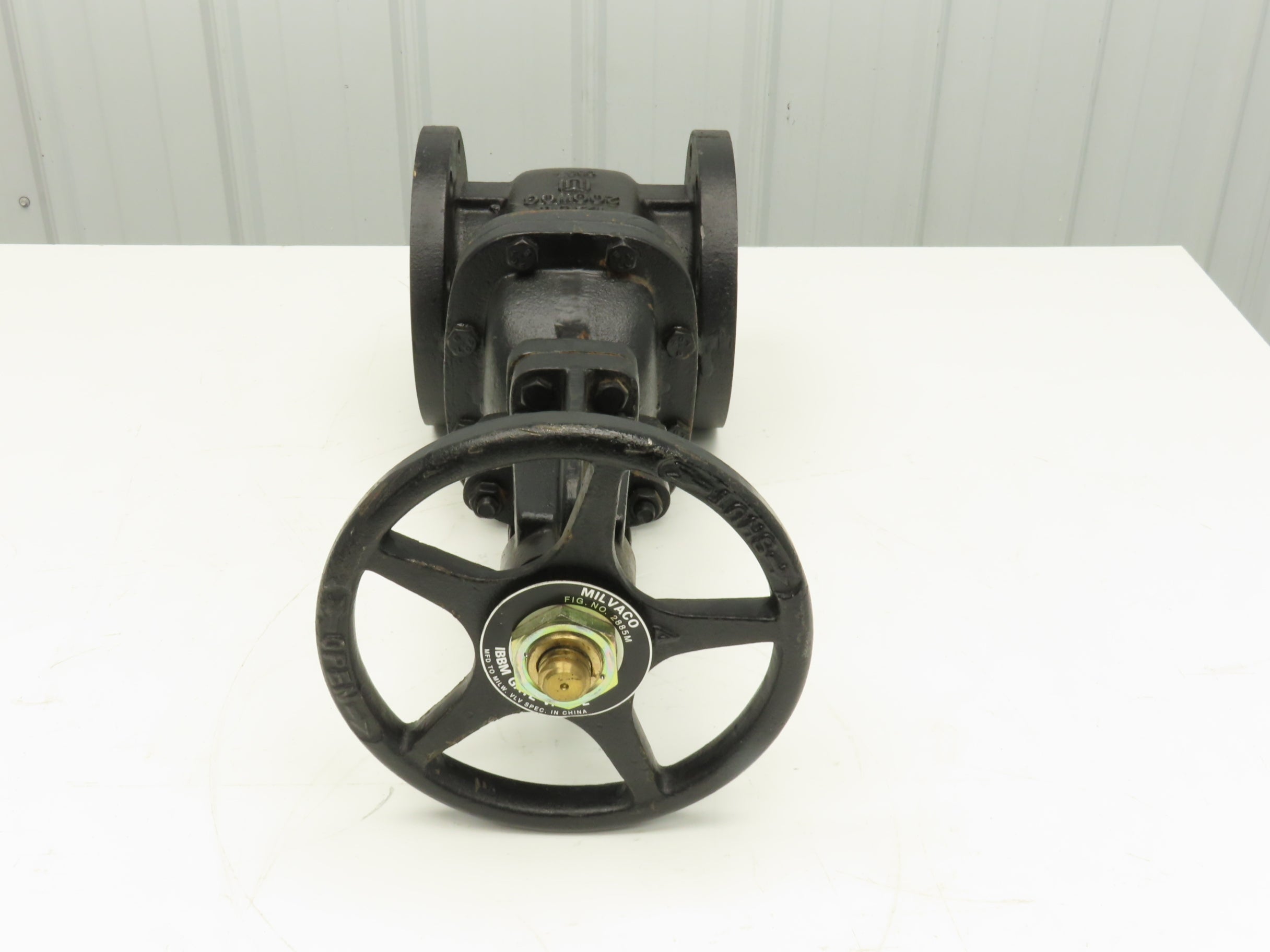 Milvaco 2885M Cast Iron IBBM Flanged Gate Valve 4