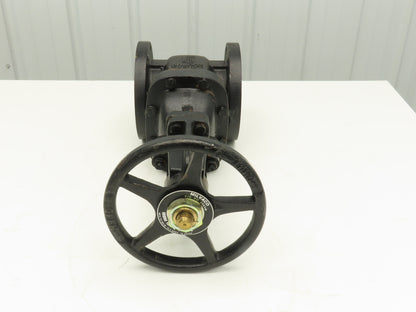Milvaco 2885M Cast Iron IBBM Flanged Gate Valve 4" Class 125S 200 WOG