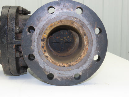 Milvaco 2885M Cast Iron IBBM Flanged Gate Valve 4" Class 125S 200 WOG