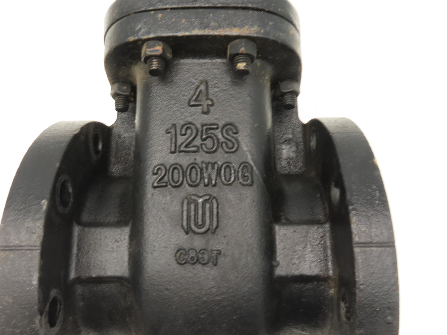 Milvaco 2885M Cast Iron IBBM Flanged Gate Valve 4" Class 125S 200 WOG