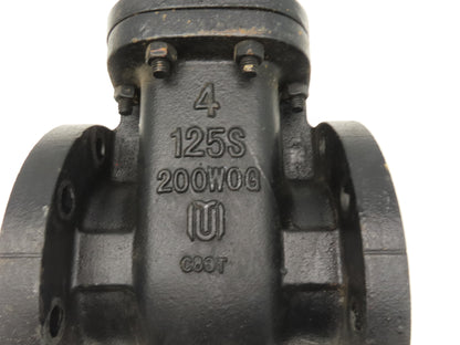 Milvaco 2885M Cast Iron IBBM Flanged Gate Valve 4" Class 125S 200 WOG