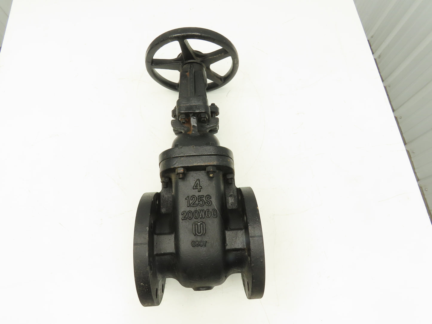 Milvaco 2885M Cast Iron IBBM Flanged Gate Valve 4" Class 125S 200 WOG