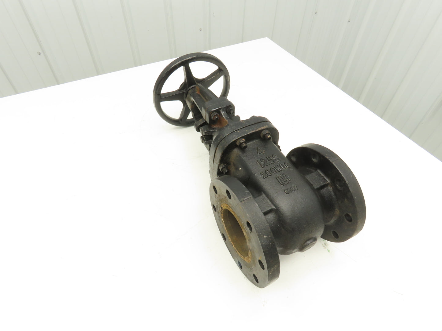 Milvaco 2885M Cast Iron IBBM Flanged Gate Valve 4" Class 125S 200 WOG
