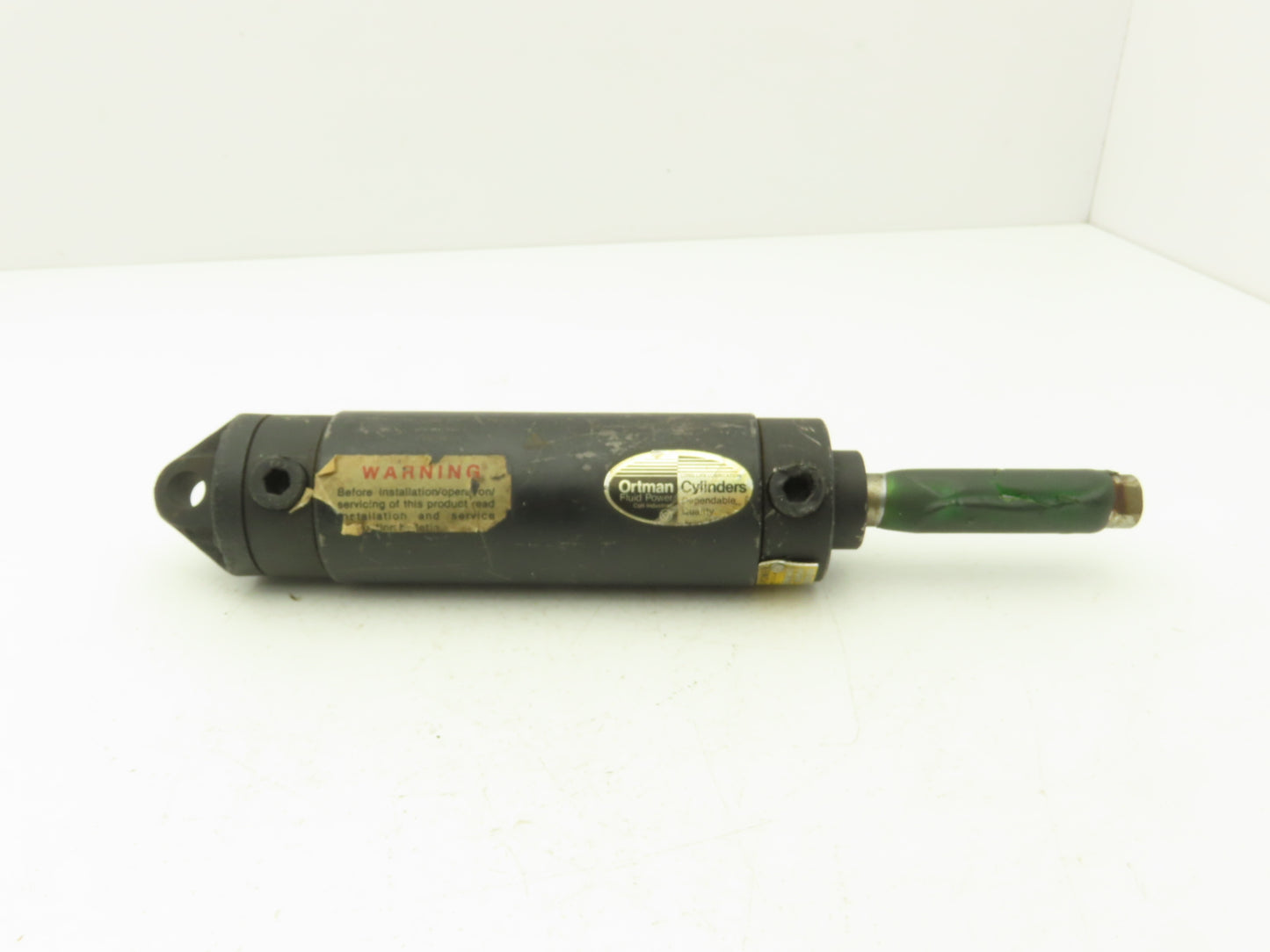 Ortman Model D Round Pneumatic Air Cylinder 2"Bore 3"Stroke Clevis Mount 150psi