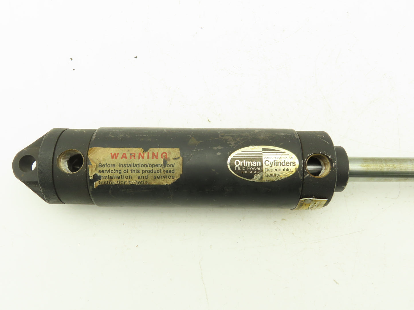 Ortman Model D Round Pneumatic Air Cylinder 2"Bore 3"Stroke Clevis Mount 150psi