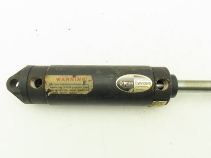 Ortman Model D Round Pneumatic Air Cylinder 2"Bore 3"Stroke Clevis Mount 150psi