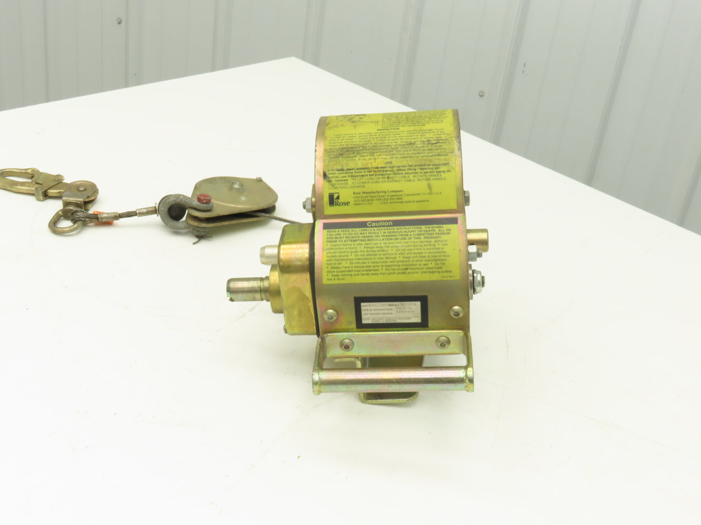 Rose 506422A040 Dyna-Hoist Personnel & Materials Hoist 310-620LBS 25'/Min