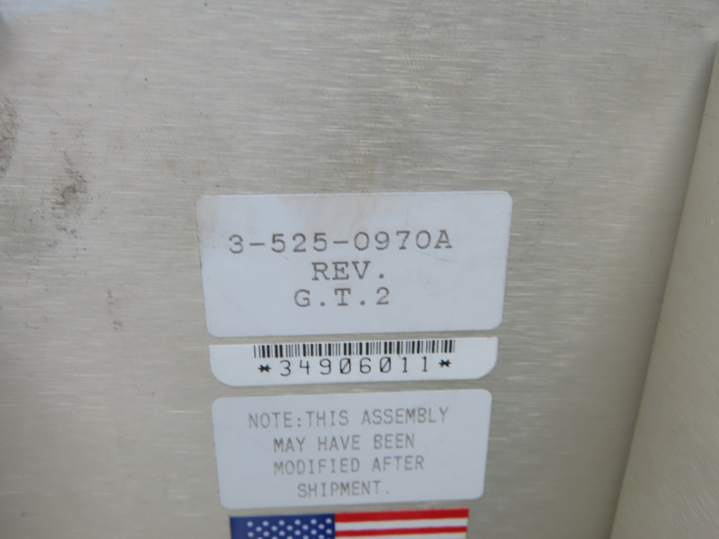 Cincinnati Milacron 3-525-0970A HMI Acramatic 850 Control Panel Push Button
