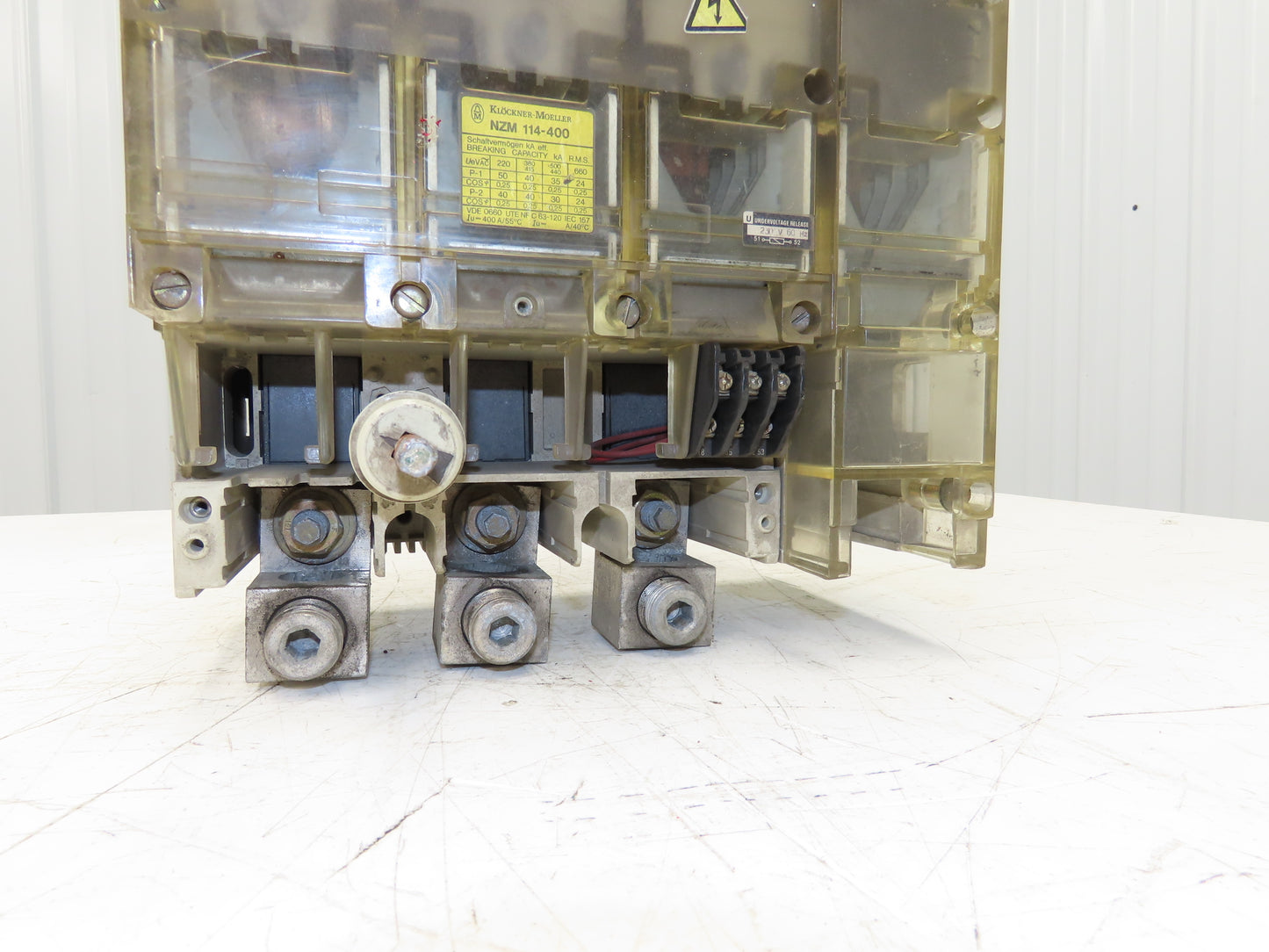 Klockner Moeller NZM 114-400 4 Pole Molded Case Circuit Breaker 400A 600V